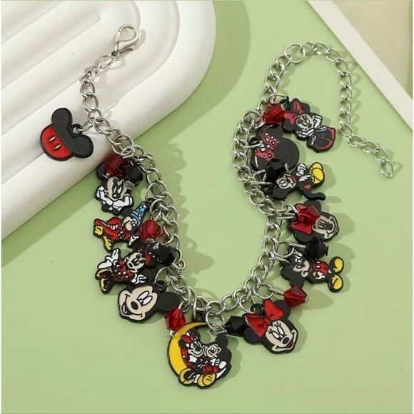 Disney Mickey & Minnie Mouse Charm Bracelet - Picture 4 of 7